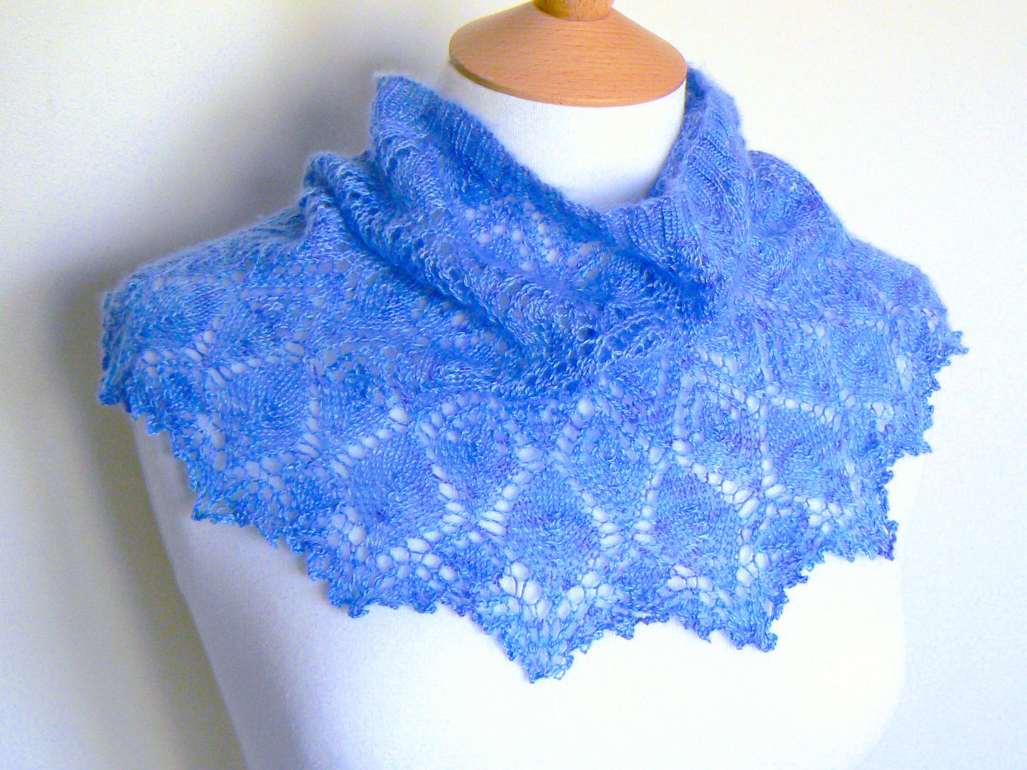 Giselle Cowl Kit - Alpaca Silk Cashmere Sparkle Lace