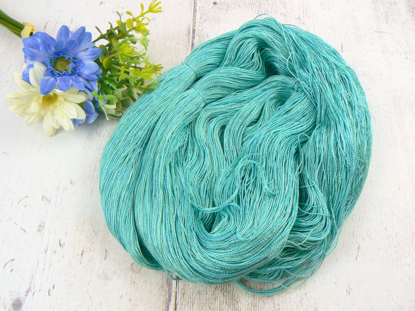 Jade Kingfisher, Spun Silk Lace (SKL)