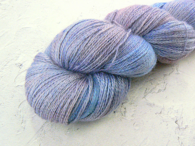 Red Sky in the Morning, Alpaca Silk Cashmere Sparkle Lace