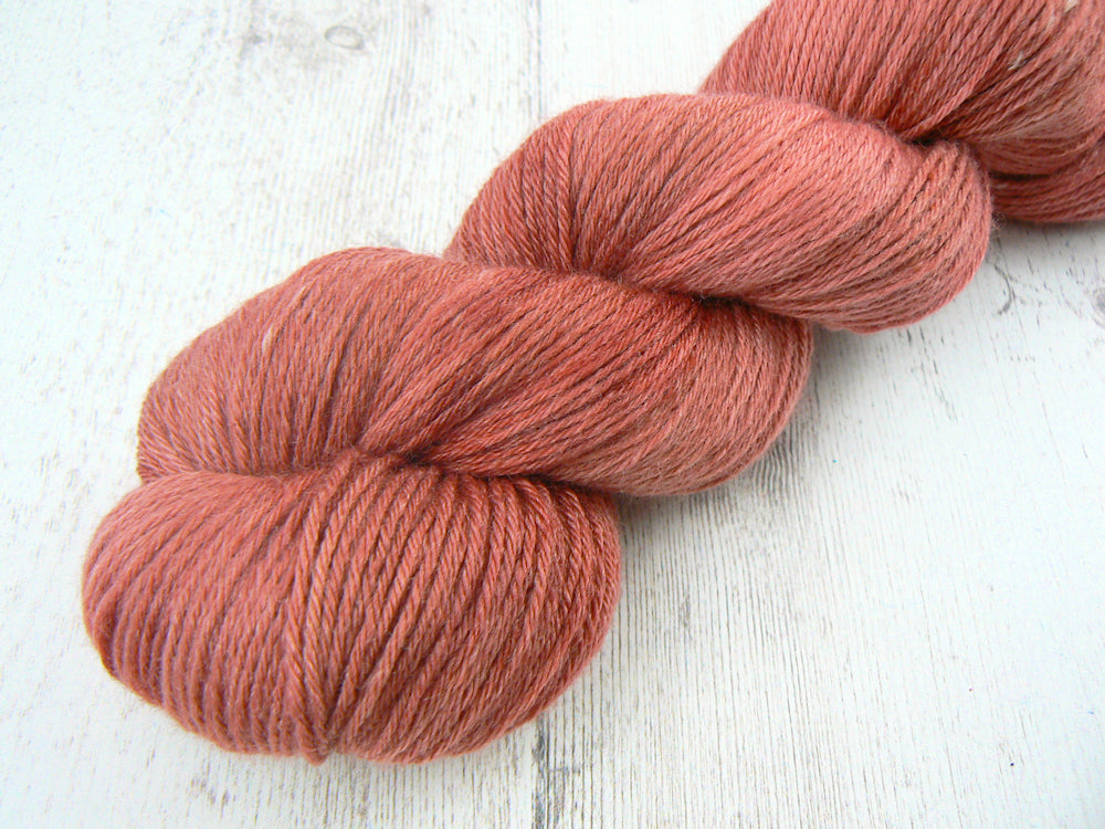Soft Mahogany, Merino, Cashmere and Rose 4-ply (RCS)