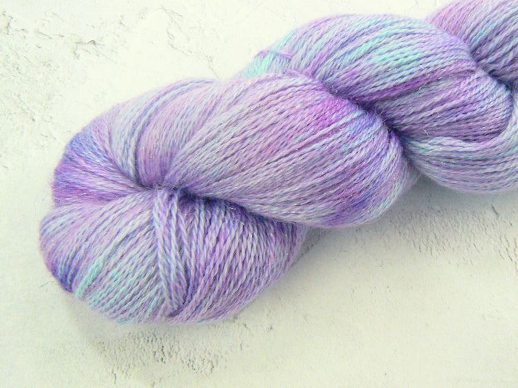 Summer Garden, Alpaca Silk Cashmere Sparkle Lace