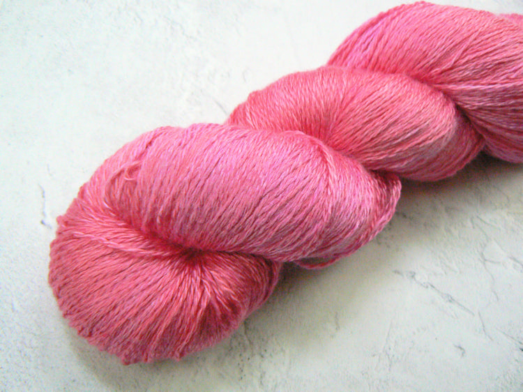 Geranium Pinks, Mulberry Silk Lace