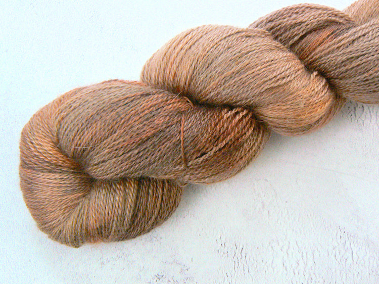 Heavenly Hazelnuts, Baby Alpaca Silk Cashmere Lace