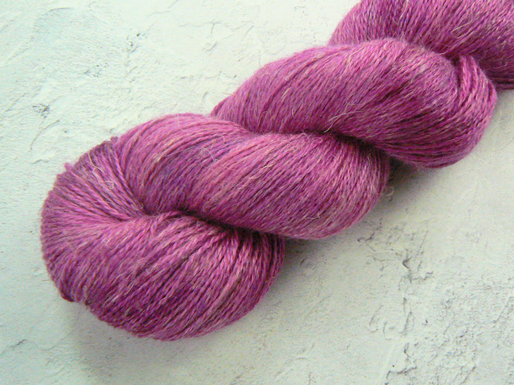 Magenta Orchid, Alpaca Silk Linen Heavy Lace (HASL)