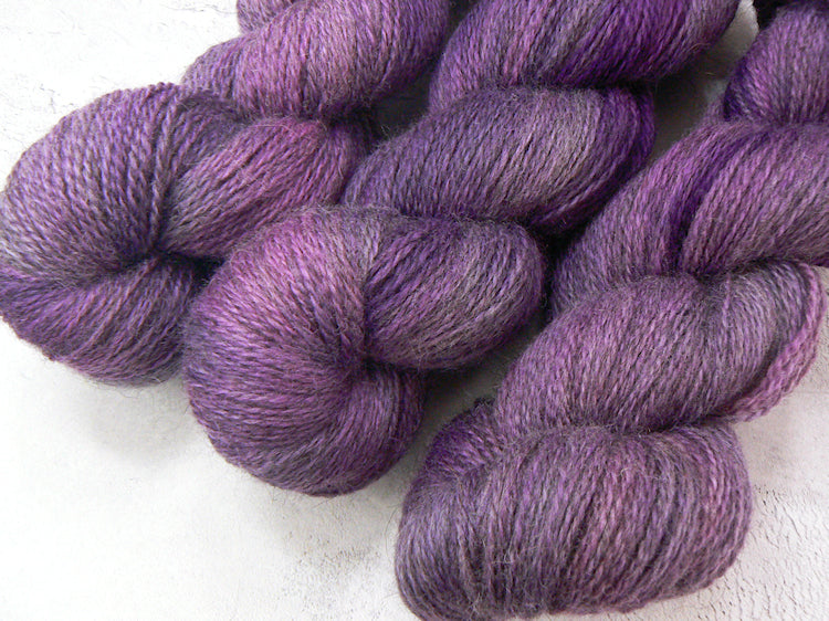Plum in the Shadows, BFL Masham 4-ply (BMS)