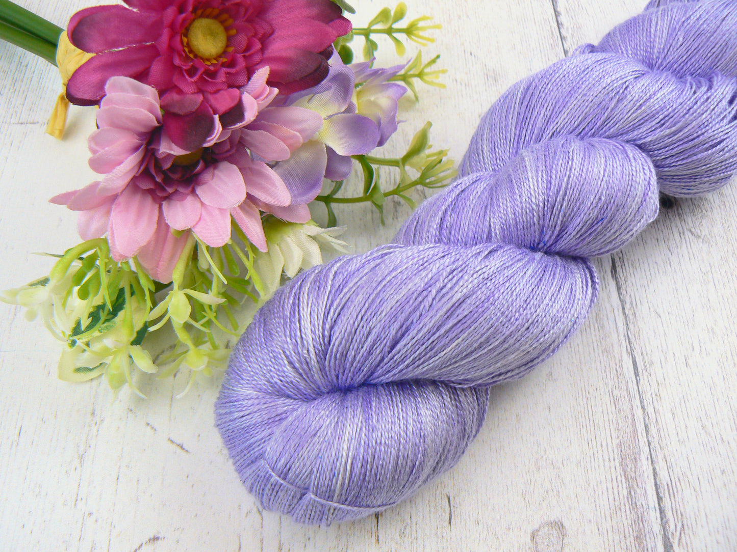 Luscious Lavenders, Spun Silk Lace (SKL)