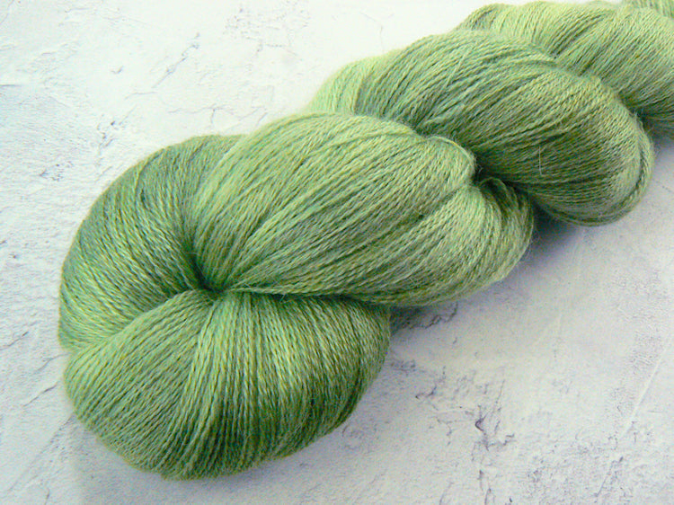 Lovely Leaves, Suri Alpaca Merino Silk Fine (AML)