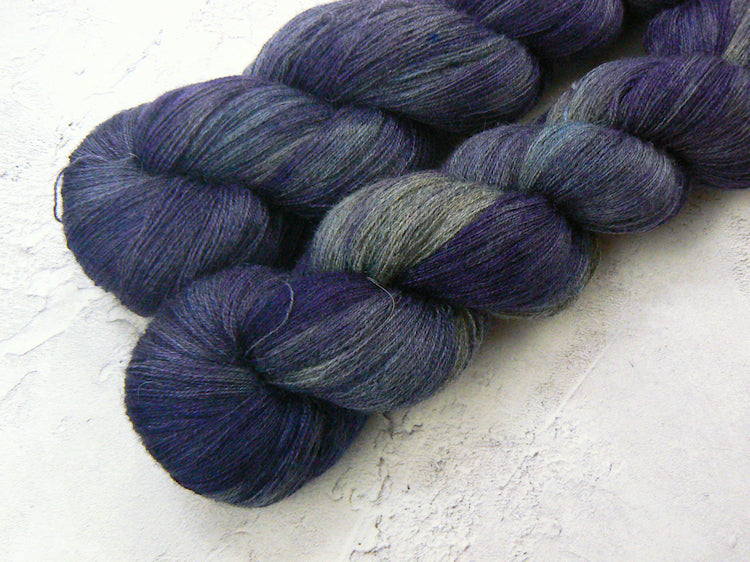 A Bit Black Over Will's Mother's, Wool Silk Cobweb Lace (WIL)