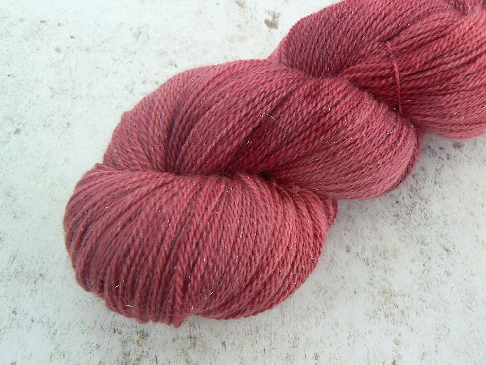 Red Velvet Rose, Merino Silk Sparkle Lace (SPL)
