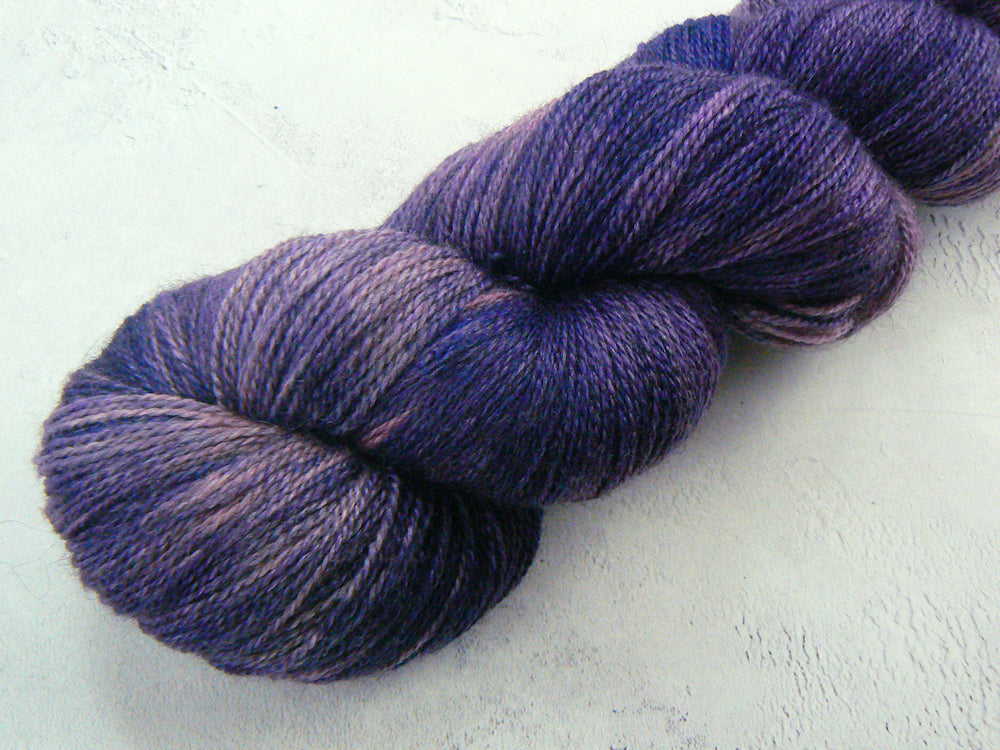 Into the Purple Night, Merino Silk Yak Lace (MYL)