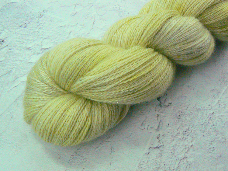 Frosted Fields, Alpaca Silk Cashmere Sparkle Lace
