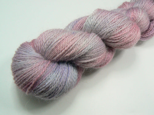 Rose in Silver, Corriedale Mohair 4-ply (COS)