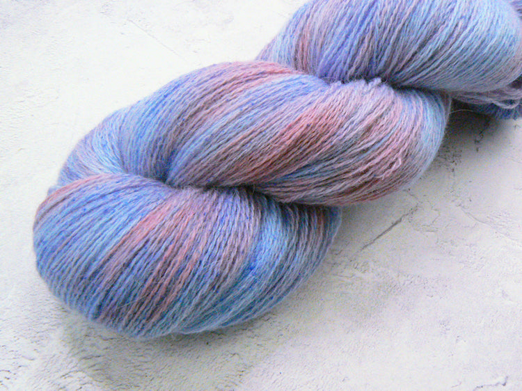 Red Sky in the Morning, Lambswool Alpaca Lace (LAL)