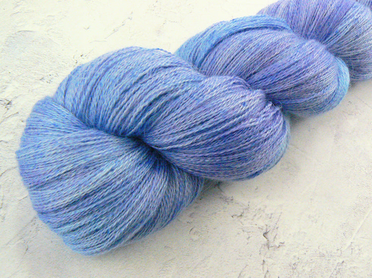 Iris Under a Summer Sky, Suri Alpaca Merino Silk Fine (AML)