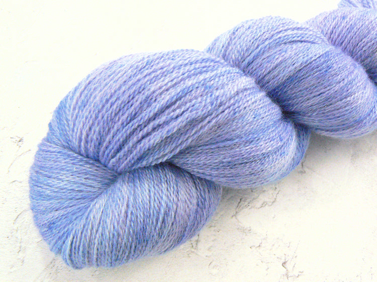 Iris Under a Summer Sky, Merino Silk Sparkle Lace (SPL)