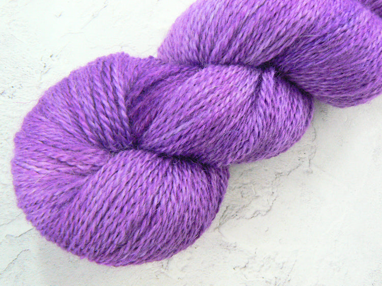 Violet Symphony, British Alpaca Silk 4-ply (ASS)