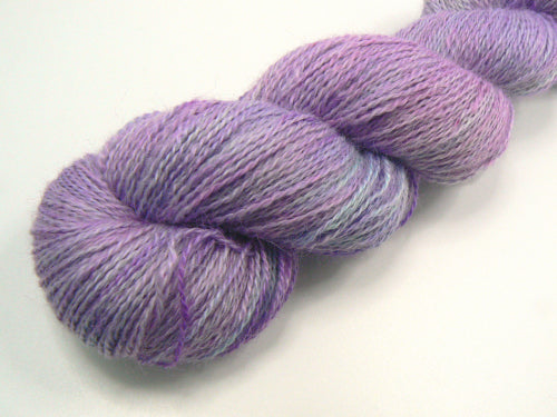Pale Lavender Sky, British Suri Alpaca Silk 4-ply (SUS)