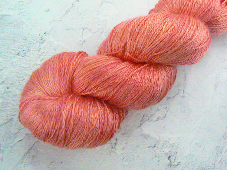 Blood Orange Sorbet, Mulberry Silk Lace