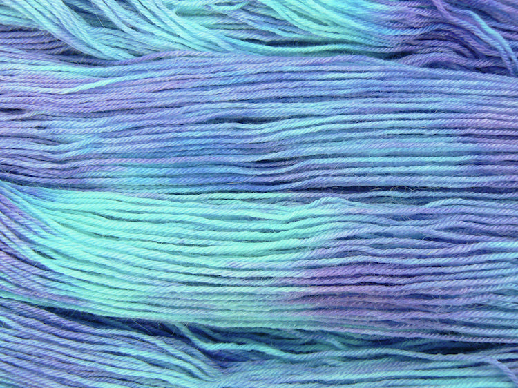Aquamarine Sea, Falklands Merino Alpaca Silk 4-ply (FAS)