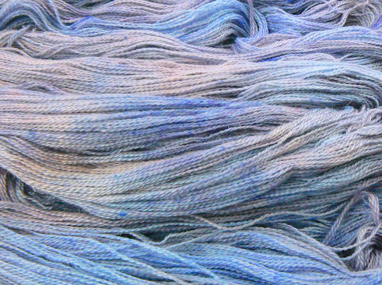 Red Sky in the Morning, Alpaca Silk Cashmere Sparkle Lace