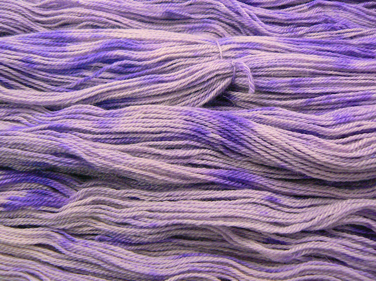 Passionflower in Purple, Baby Alpaca Silk Cashmere 4-ply (ACS)