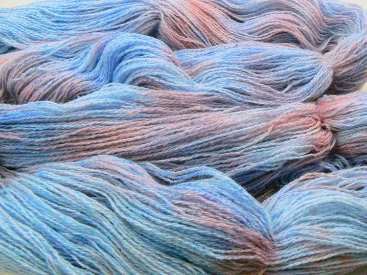 Red Sky in the Morning, Lambswool Alpaca Lace (LAL)