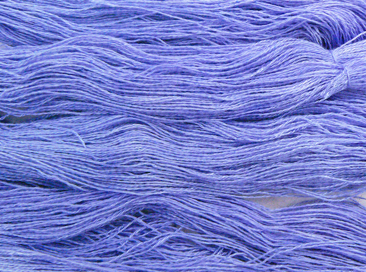 Blue Iris, Mulberry Silk Lace
