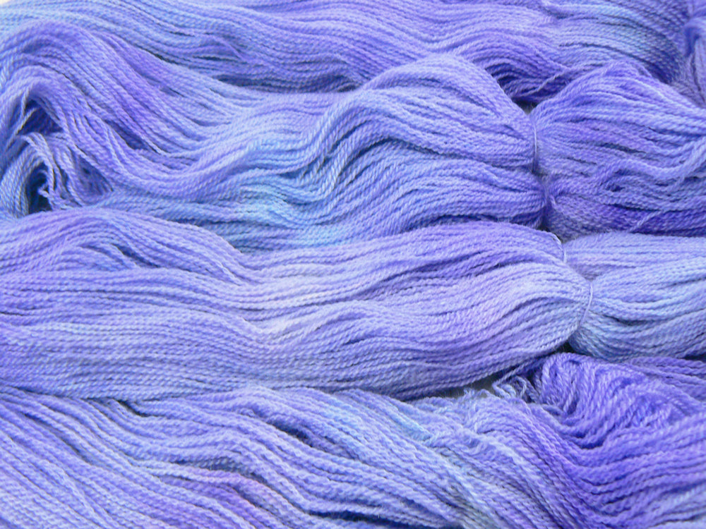 Bluebell Sky, Merino, Cashmere and Rose Lace