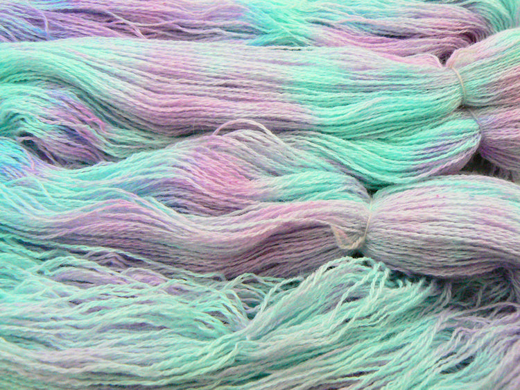 Pale Lavender Sky, Lambswool Alpaca Lace (LAL)