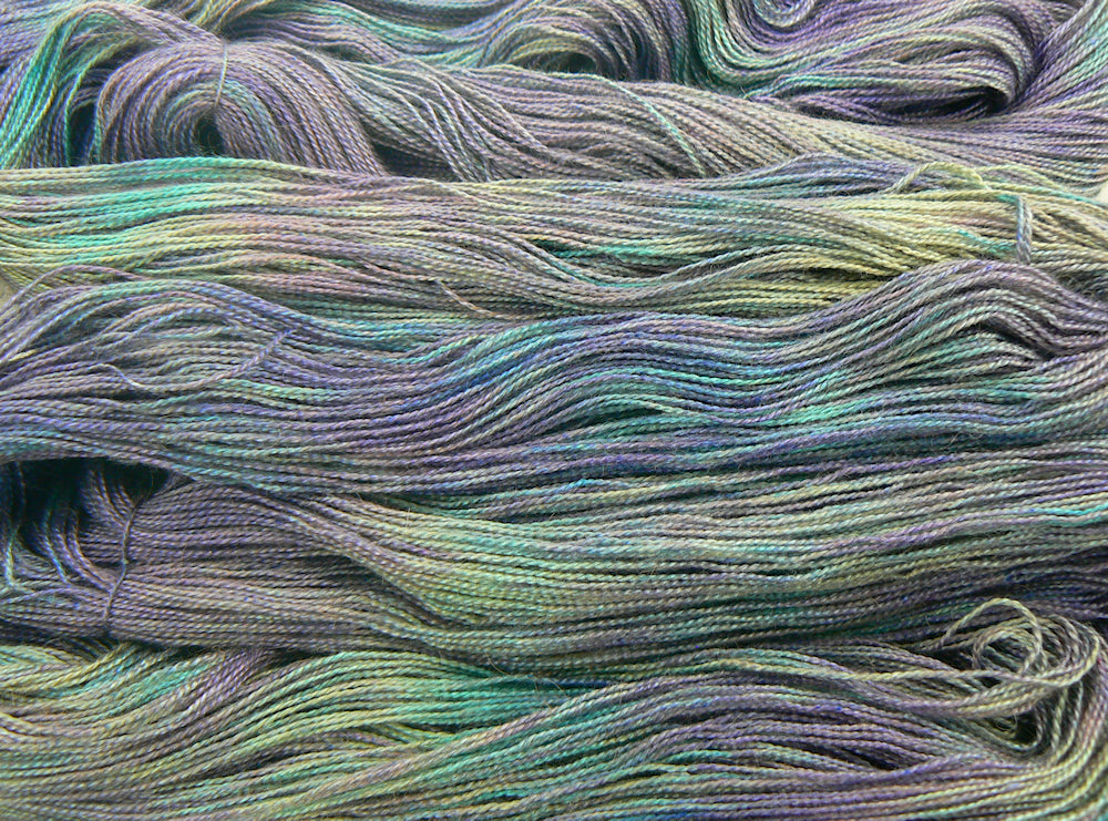 Deep Lavender Sky, Baby Camel Silk Lace (BCL)