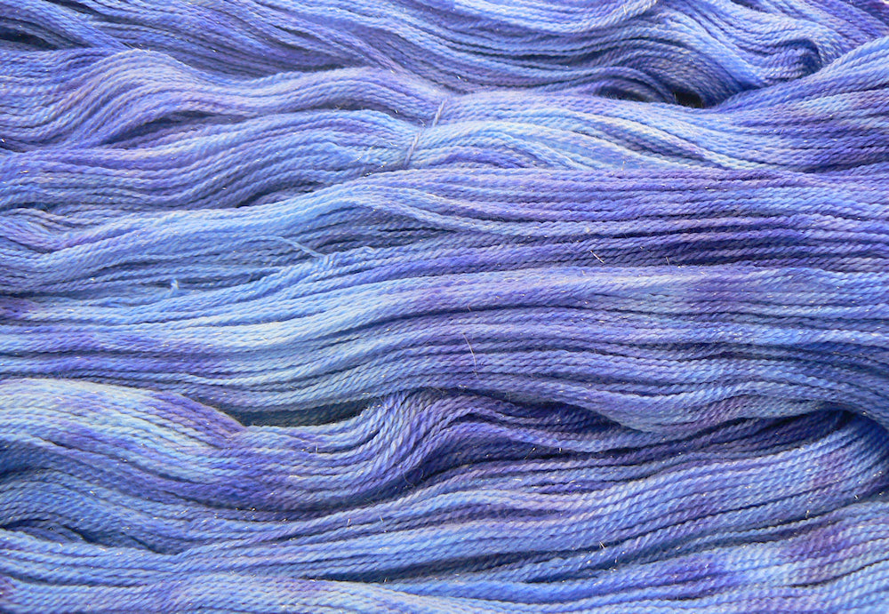 Sparkling Sapphires, Merino Silk Sparkle Lace (SPL)