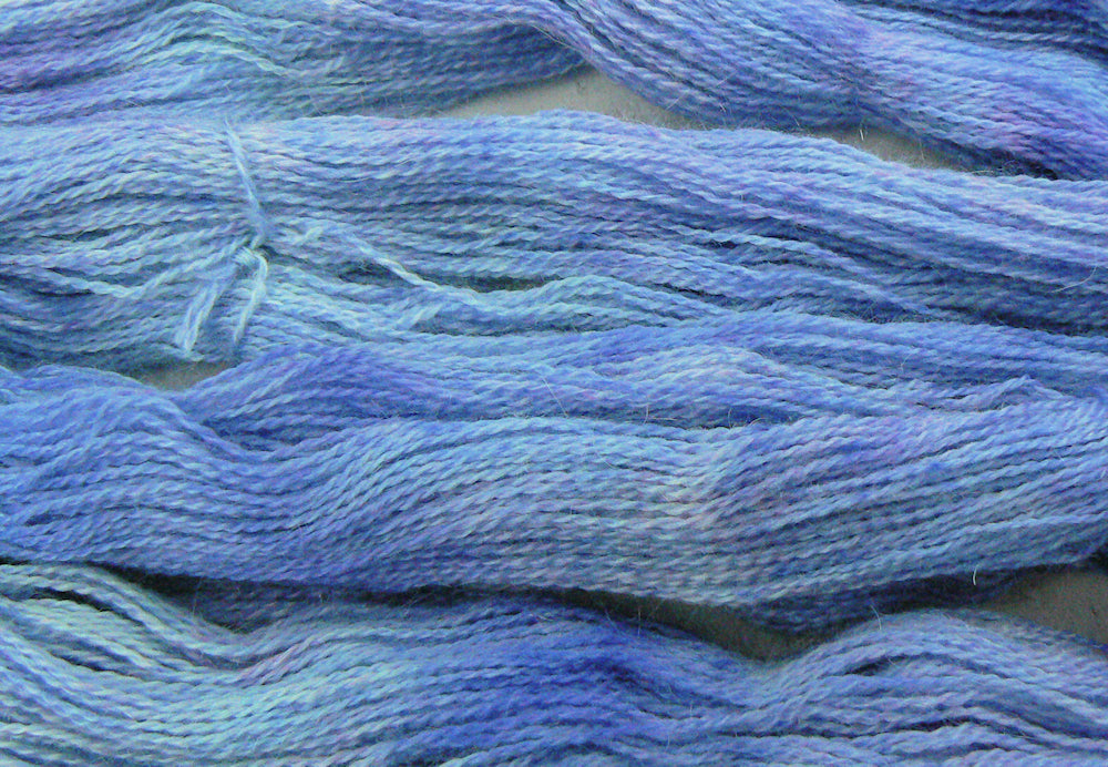 Hyacinths in Blue, Corriedale Mohair 4-ply (COS)