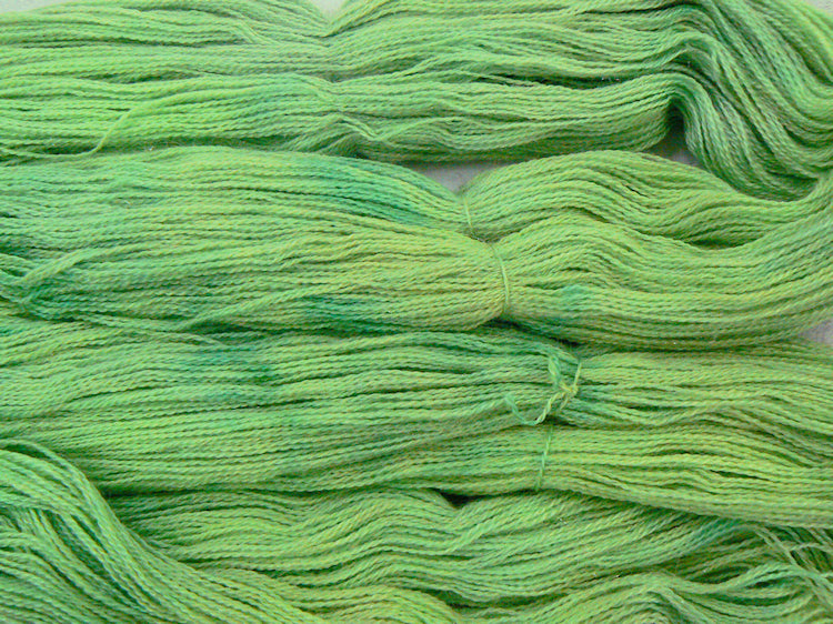 Summer Greens, Alpaca Silk Cashmere Sparkle Lace (APL)