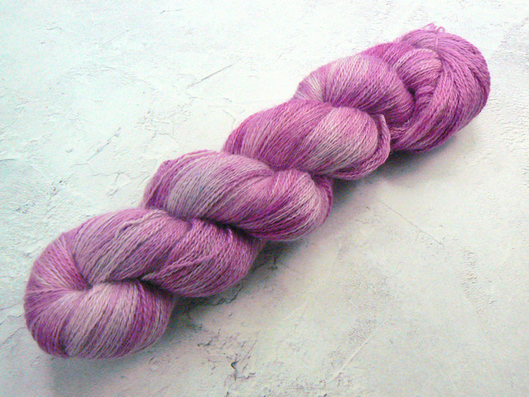 Pink Waterlily, Alpaca Silk Lace (PSL)