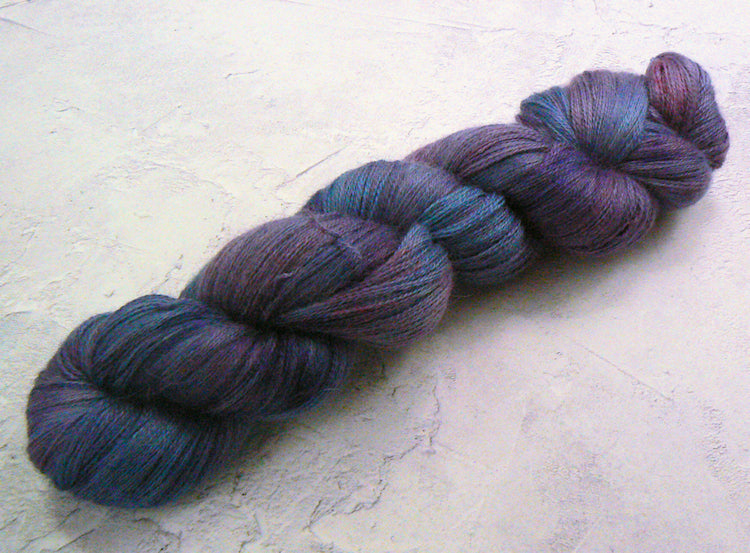 Midnight Storm, Suri Alpaca Merino Silk Fine (AML)