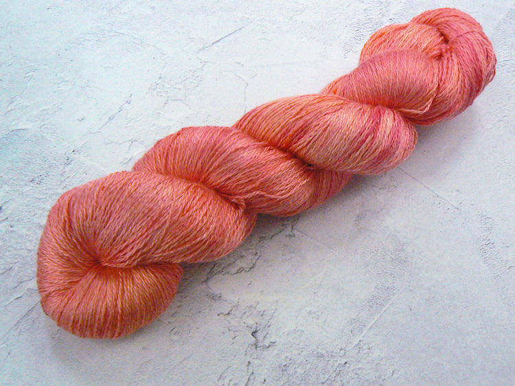 Blood Orange Sorbet, Mulberry Silk Lace