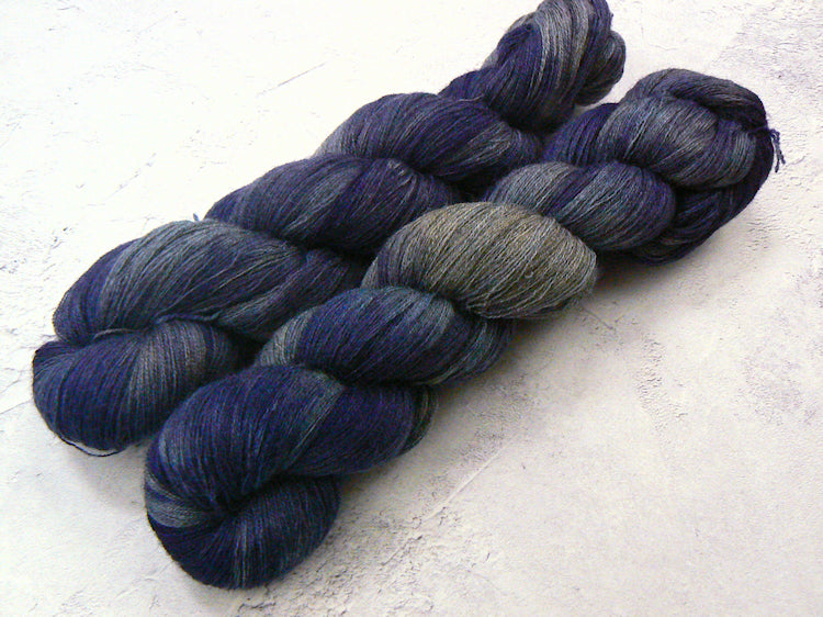 A Bit Black Over Will's Mother's, Wool Silk Cobweb Lace (WIL)
