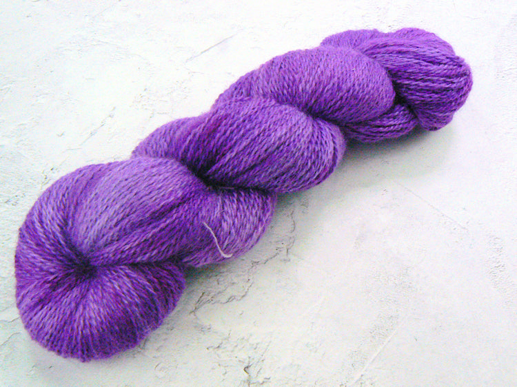 Violet Symphony, British Alpaca Silk 4-ply (ASS)