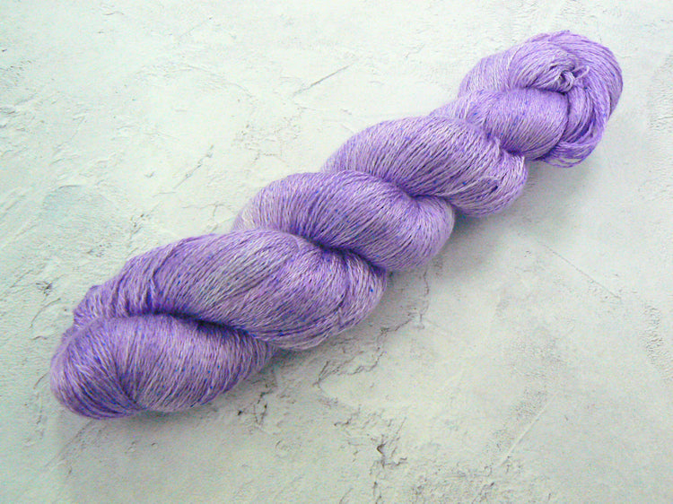 Lavender by Moonlight, Mulberry Silk Lace