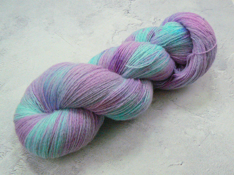 Pale Lavender Sky, Lambswool Alpaca Lace (LAL)