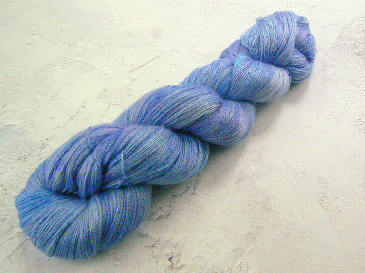 Iris Under a Summer Sky, Suri Alpaca Merino Silk Fine (AML)