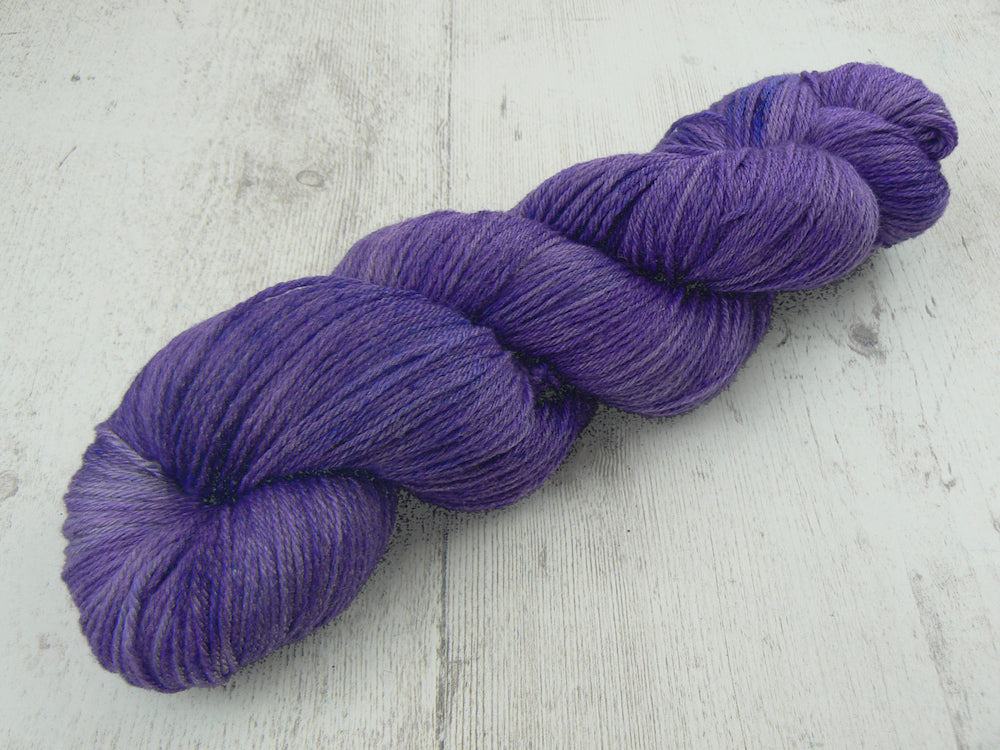 Perpetually Purple, Merino, Cashmere and Rose 4-ply (RCS)