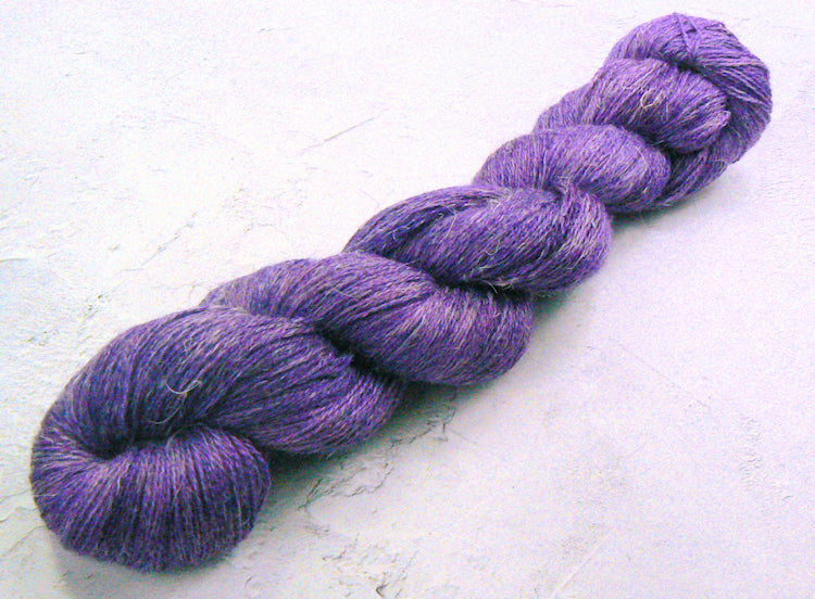 Purple Starlight, Alpaca Silk Linen Heavy Lace (HASL)