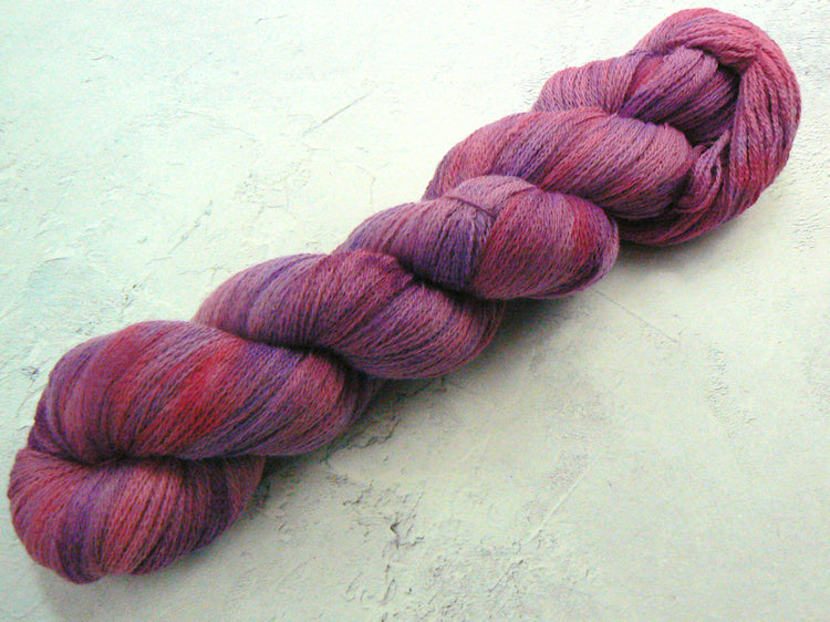 Crushed Purple Grape, Merino Silk Fine Lace (MSL)