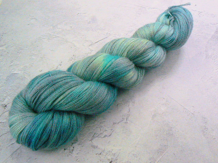 Soft Greens, Suri Alpaca Merino Silk Fine (AML)