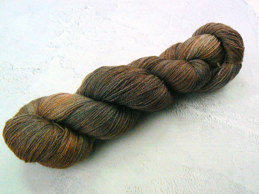 Bitter Chocolate Truffle, Merino Silk Yak Lace (MYL)