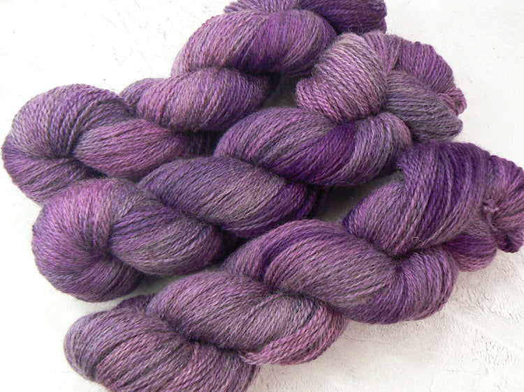 Plum in the Shadows, BFL Masham 4-ply (BMS)