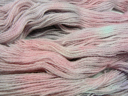 Rose in Silver, Corriedale Mohair 4-ply (COS)