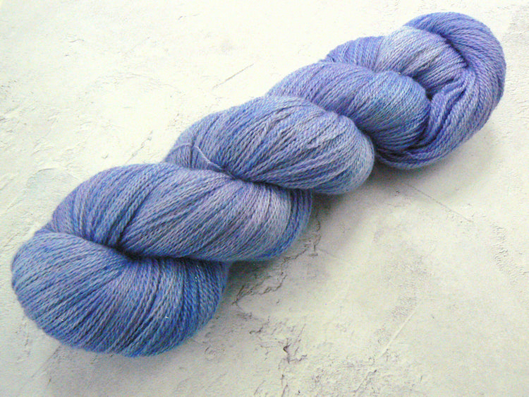 Iris Under a Summer Sky, Merino Silk Sparkle Lace (SPL)