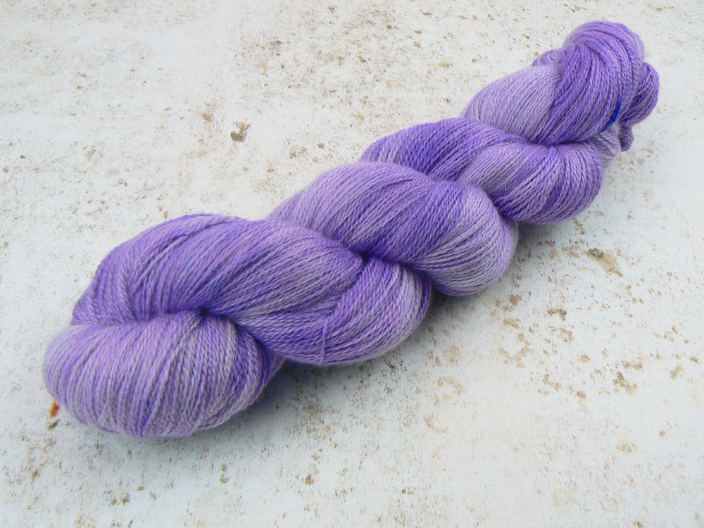 Lavender by Moonlight, Merino Silk Sparkle Lace (SPL)